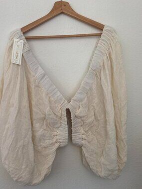 NWT Jen’s Pirate Booty Off White Blouse